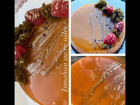 #pâtisserie glaçage miroir caramel