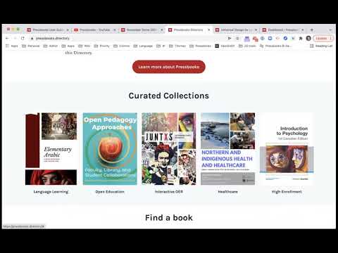 Introdução aos Pressbooks