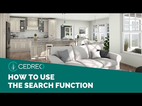 The New Cedreo: How to Use the Search Function