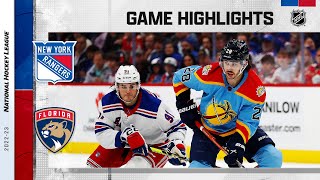 Rangers @ Panthers 1/1 | NHL Highlights 2023
