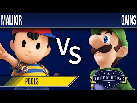 TBH5 Smash 4 - Malikir (Ness) vs Gains (Luigi) - Pools