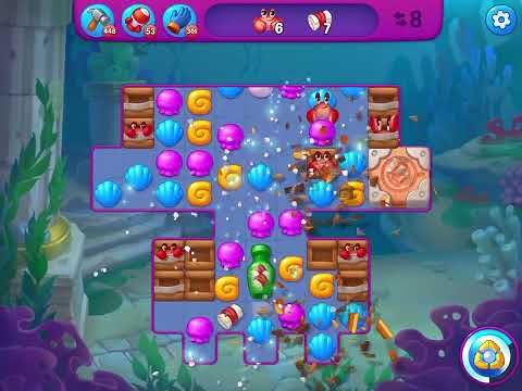 Fishdom Very Hard level 7161 no boosters フィッシュダム ベリーハード [Friend's]