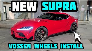 WE BUY A NEW MKV SUPRA!!! INSTALL VOSSEN WHEELS .....