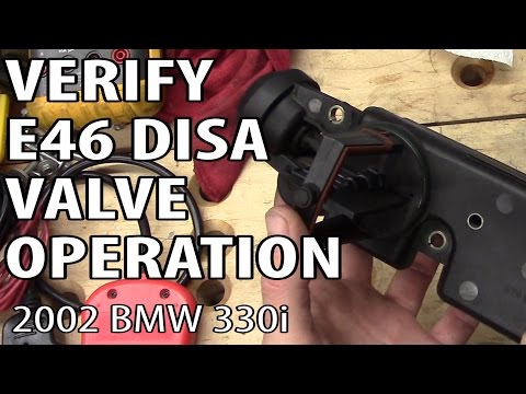 BMW 330i 325i E46 DISA-Ventilbetriebstest