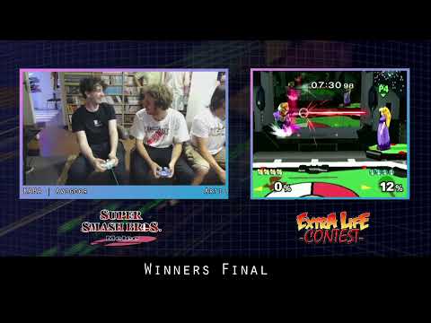Extra Life Contest: SSBM #20 - KAPA | Avigdor (Peach) vs. Artil (Fox) - Winners Final