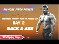 Beginners Workout Plan for Muscle Gain | Day 02 Back & Abs