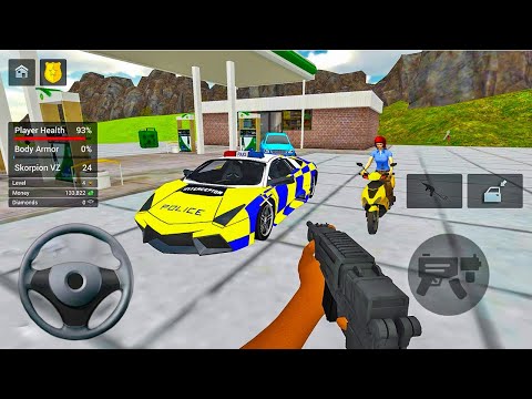 Police Car Driving: Motorbike Riding - Police Officer Chase Simulator - Android Gameplay#1
