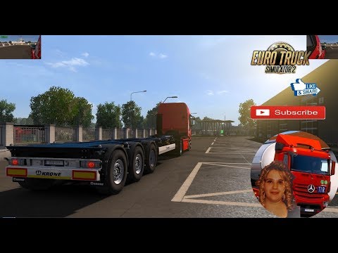 Euro Truck Simulator 2 (1.32) Gooseneck Trailers Krone (owned) [v1.2.0][1.32] + DLC's & Mods