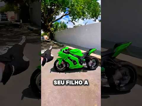 A Mãe Deu Uma Kawasaki Ninja H2 De Presente Pro Filho.