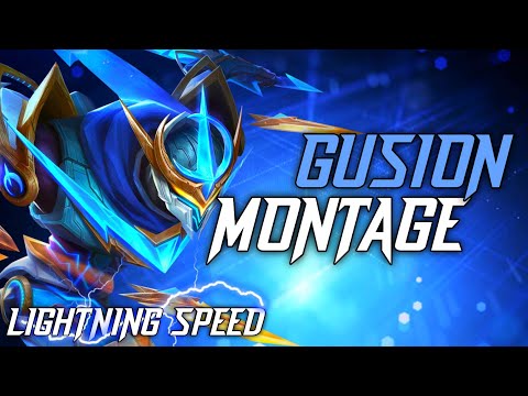THE MOST CRAZIEST GUSION MONTAGE EVER ⚡ INSANE SPEED | MONTAGE 54 | GUSION SUPER FAST HAND - MLBB