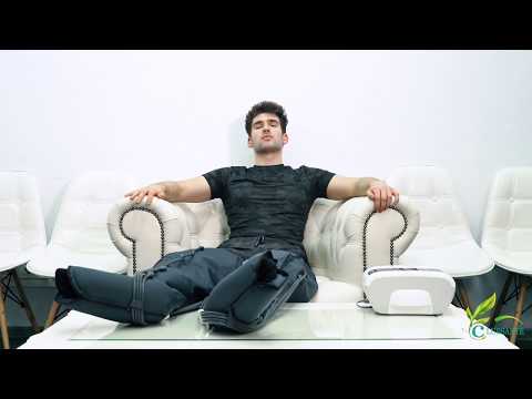 Криопрессотерапия для спортсменов аппарат DOCTOR LIFE LX7 + манжеты для ног + крио бандаж - Видео 1