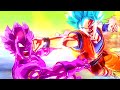 Super Saiyan Blue Goku Vs SSB Copy Vegeta Dragon Ball Xenoverse MOD