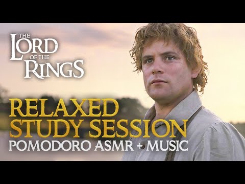 Relaxed LOTR Study Session: from The Shire to Rivendell 🌳📚 Lord of the Rings Pomodoro Timer ASMR