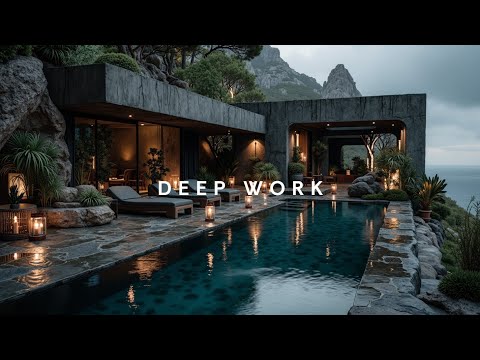 January Deep Work Music - Ultimate Focus & Chillout Study Beats | Relaxing Villa Vibes