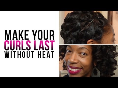 How to Pin Curl Hair | Pin Curl Tutorial