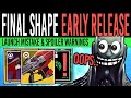WARNING.. Sony RELEASED Final Shape EARLY! - BIG Oops, Spoiler Warning, Other TFS News (Destiny 2)