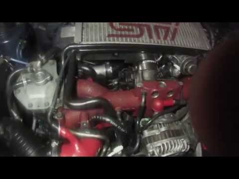 Service Rumble Ready #20 Subaru WRX STi Mishimoto Godspeed turbo inlet install EJ257 manifold 2.5