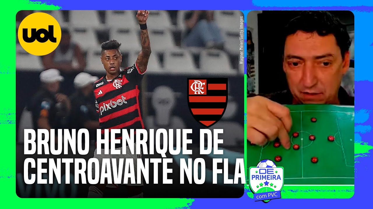 BRUNO HENRIQUE DE TITULAR E GABIGOL CONTINUA RESERVA: PVC PREVÊ 11 DO FLAMENGO CONTRA O BAHIA