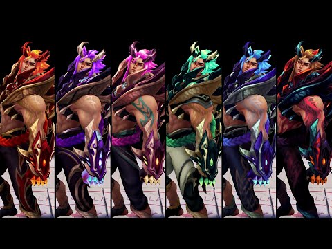 Obsidian Dragon Sett Chromas - Quick Spotlight