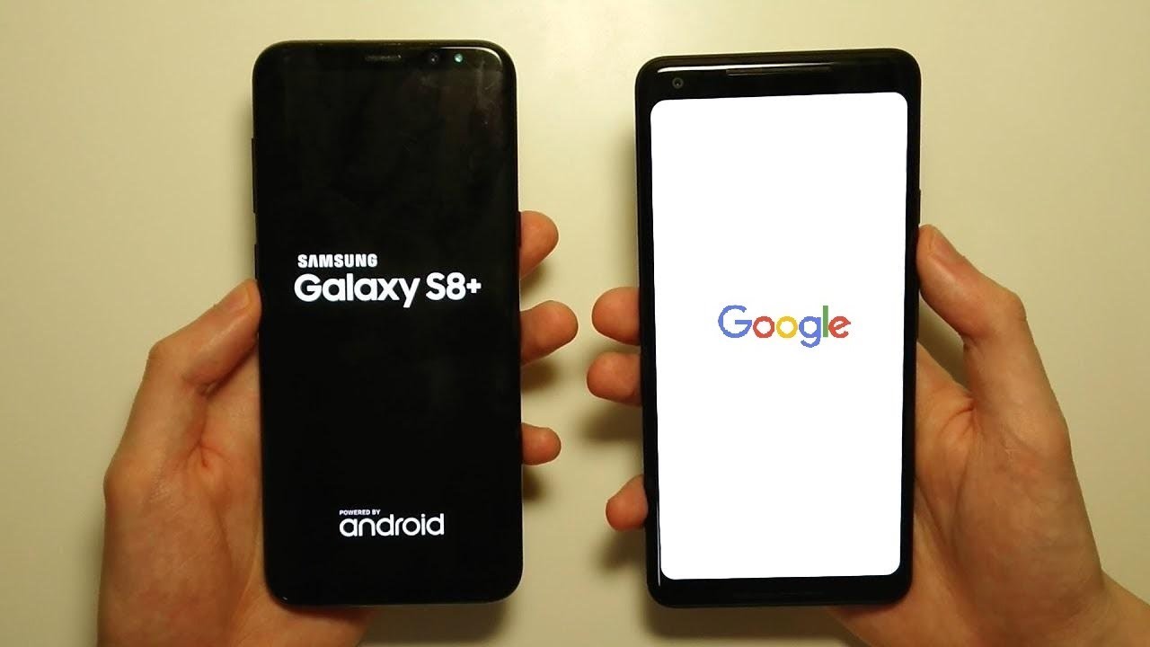 Pixel 2 XL vs Galaxy S8 Plus Speed & Camera Test!