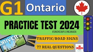 G1 Driving Test - All 2024 Exam Questions | G1 test Ontario 2024 | Ontario G1 Knowledge Test - 2024