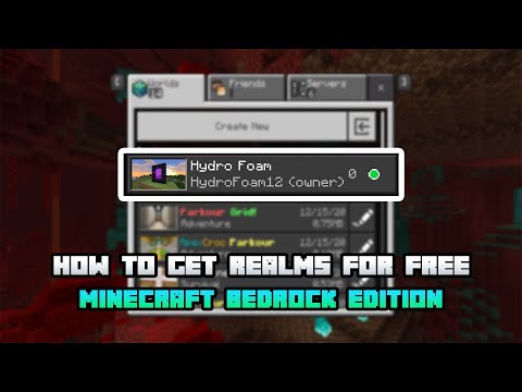 How To Get REALMS+ For FREE In Minecraft 1.16+ (Minecraft PE, Windows 10 & Xbox One)