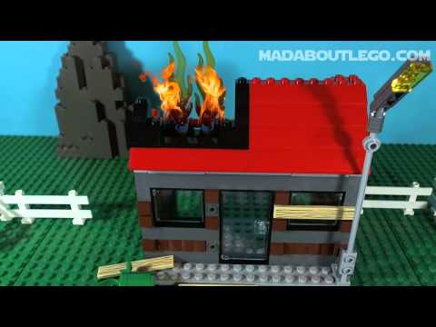 Vidéo LEGO City 60003 : L'intervention du camion de pompier