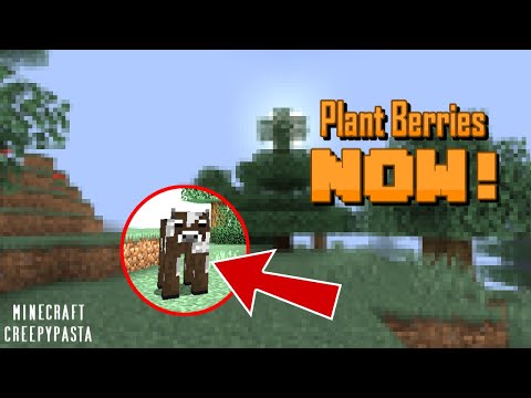 RayGloom Creepypasta - If a Cow With Black Eyes Watches You, Put Berry Bushes Around Your House NOW! Minecraft Creepypasta
