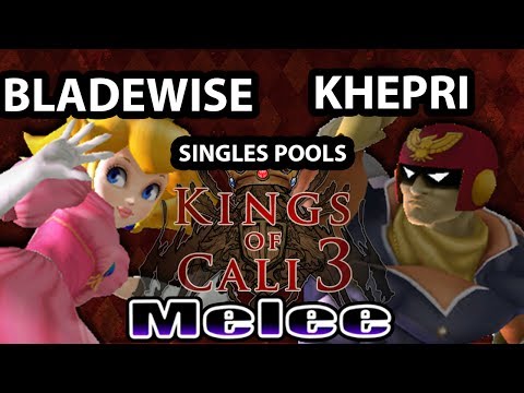 Kings of Cali 3 - Khepri (Captain Falcon) Vs. Bladewise (Peach) - Pools
