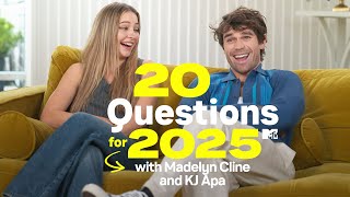 Madelyn Cline & KJ Apa Answer 20 Questions for 2025