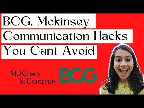 TALK LIKE A CONSULTANT 🤯 - Top down communication (consulting skills) - Applicable for Mckinsey/Bain
