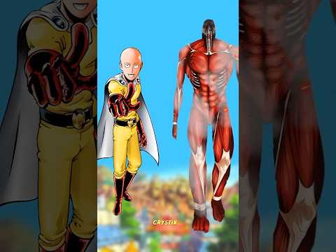 Saitama vs Eren #aot #fyp #saitama #eren #onepunchman #anime