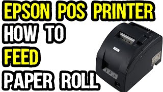 Epson POS Printer Paper Roll and Ribbon Installation | Epson TM-U220PA
