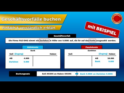 Geschäftsvorfälle und Buchungssätze - 👨🏼‍🎓 EINFACH ERKLÄRT 👩🏼‍🎓