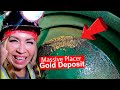 Wife Finds MASSIVE Placer Gold Deposit Underground!