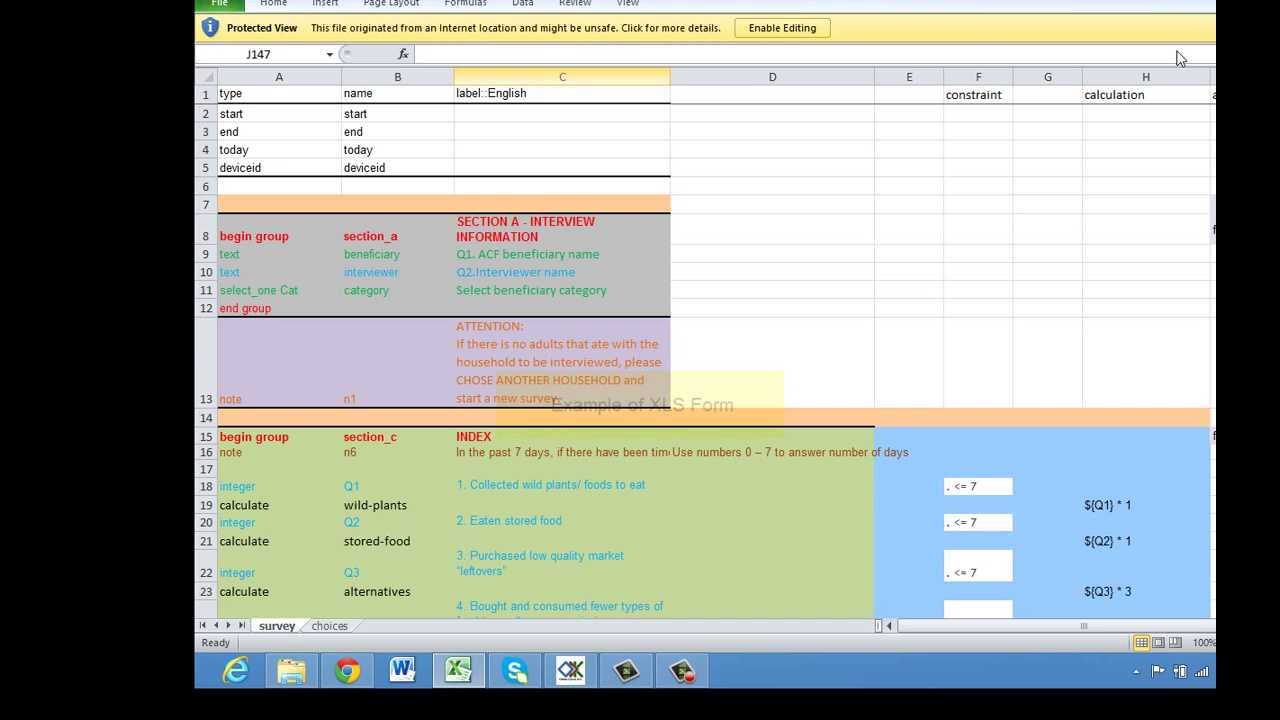Open Data Kit (ODK) Tutorial