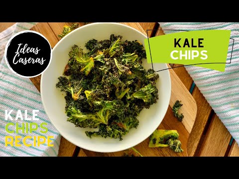 How to Make Crispy Kale Chips in Oven ‣‣ Turmeric, Paprika & Coriander Spices Mix ‣‣ Vegan/ Keto