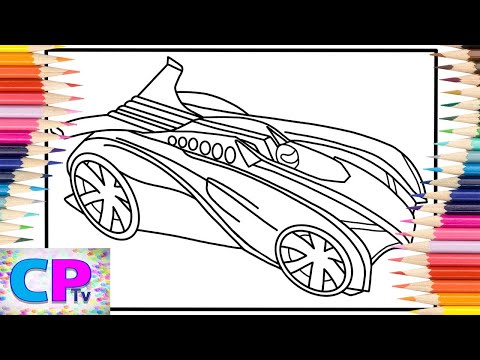Batmobile Coloring Pages/Hotwheels Batmobile Coloring/Different Heaven - Safe And Sound[NCS Release]