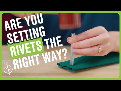 The Quick and Easy Method to Set Rivets Like a Pro — Double-Cap Rivet Setting Tool Kit