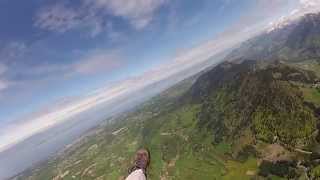 preview picture of video 'Vol parapente Thonon Orcier liberiste'