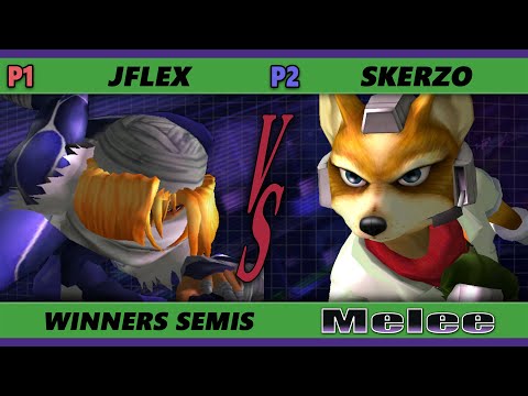 S@X 401 Online Winners Semis - Jflex (Sheik) Vs. Skerzo (Fox) Smash Melee - SSBM