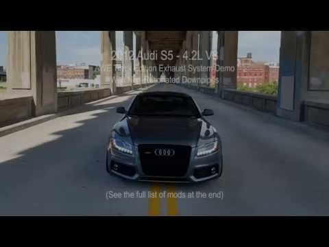 2012 Audi S5 Takeoff - AWE Track Edition Exhaust with Non-Resonated Downpipes - 4.2L V8