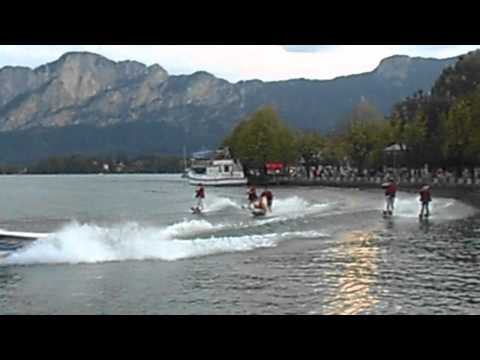Musikkapelle Tiefgraben mit Wasserschi auf dem Mondsee 2011.08.19