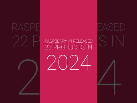 22 new Raspberry Pi products released into the wild in 2024