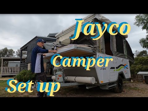 Jayco camper. How to set up. Ep16