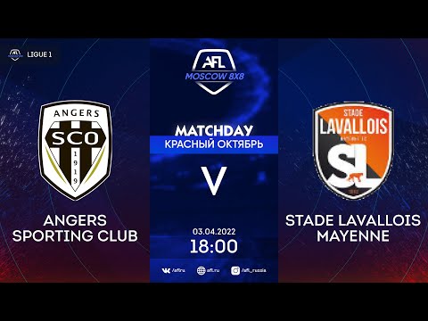 AFL22. France. Ligue 1. Day 4. Angers Sporting Club - Stade Lavallois Mayenne
