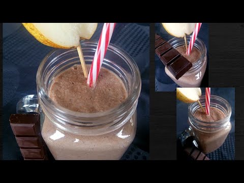 Recette Smoothie poire chocolat noisette