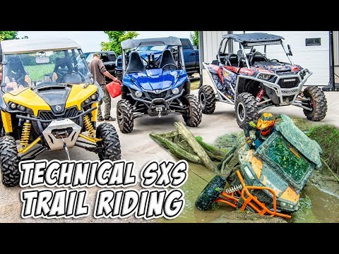 Technical SXS/UTV/ATV/Moto Trail Riding - We didn't buy these machines to go around... #TeamAJP