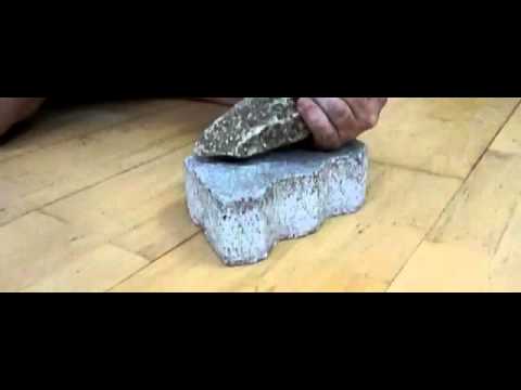 Hochgeschwindigkeitsaufnahme Karate Makiwara Kwon Laim  Bruchtest Yo sul