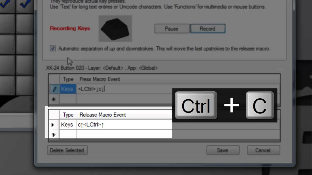 Keystroke Feature
